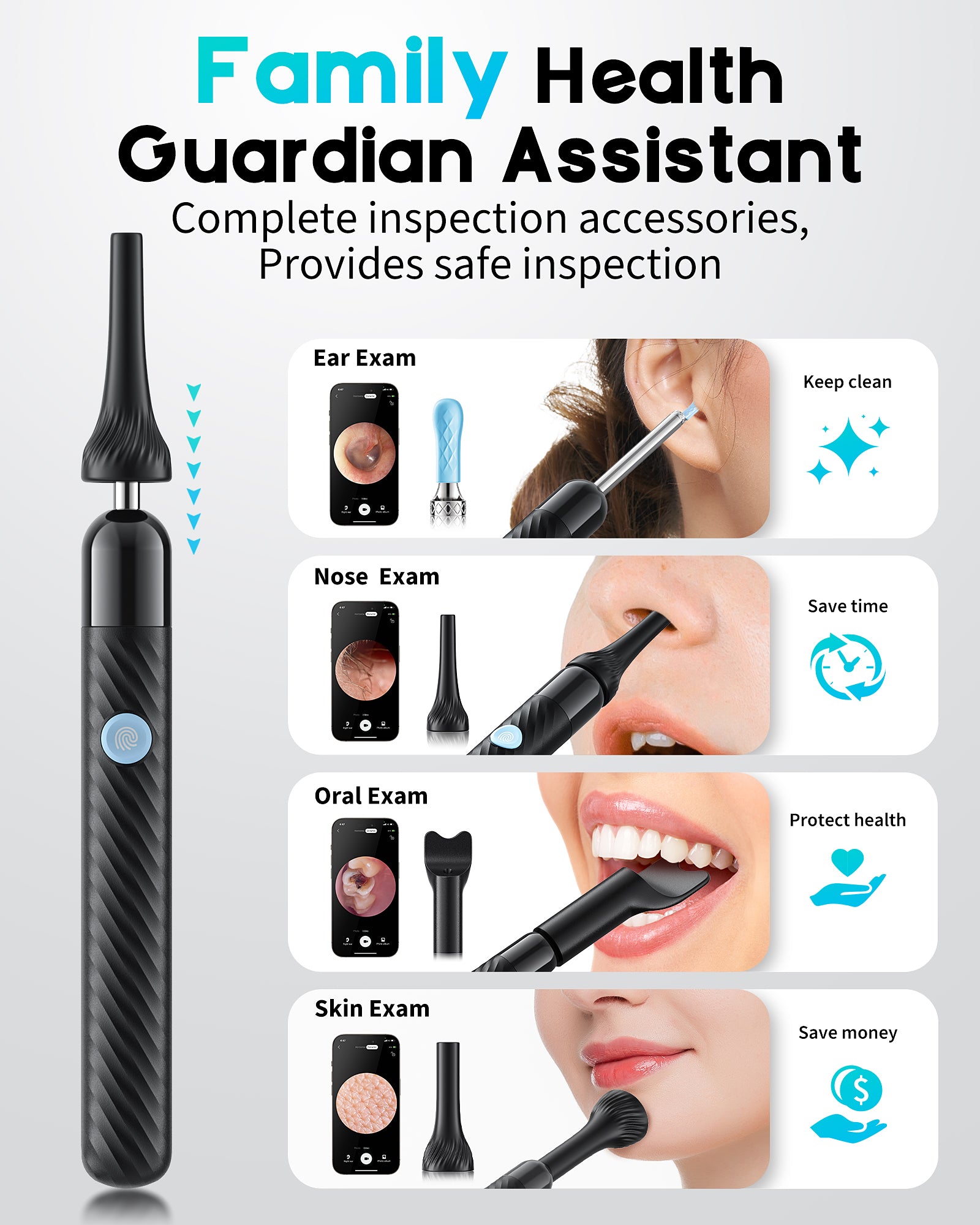 Loyker Ear Camera X6