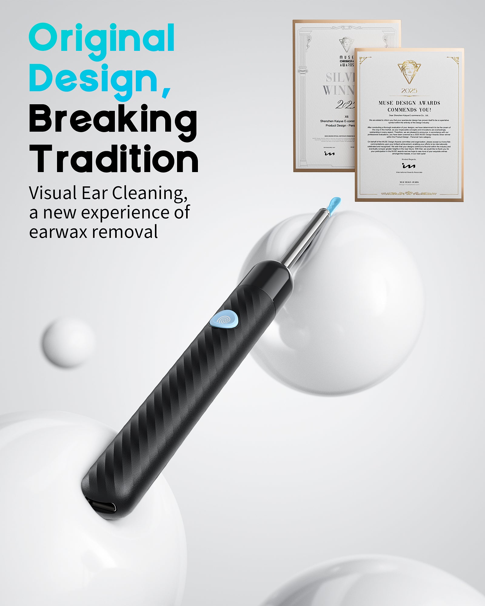 Loyker Ear Camera X6