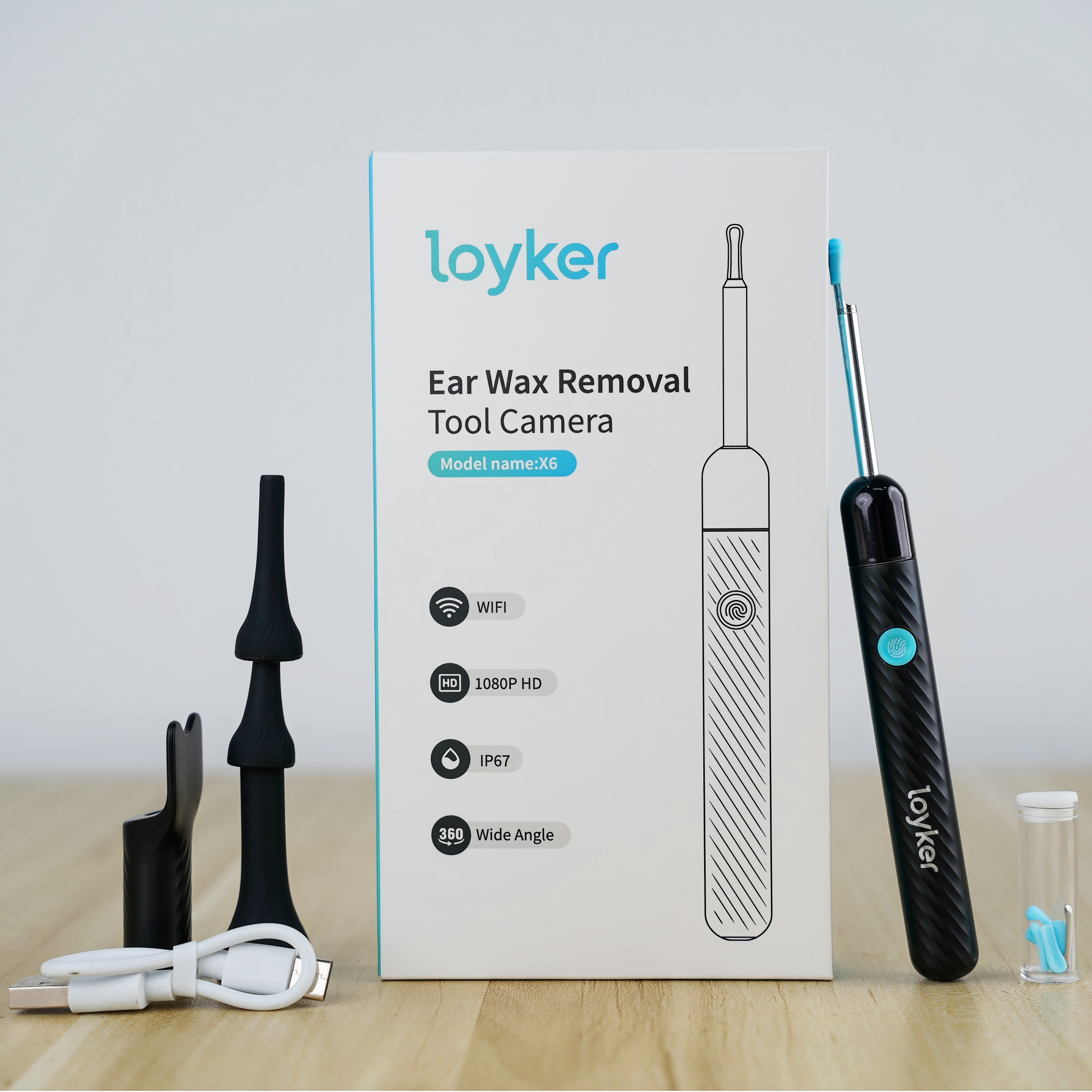 Loyker Ear Camera X6